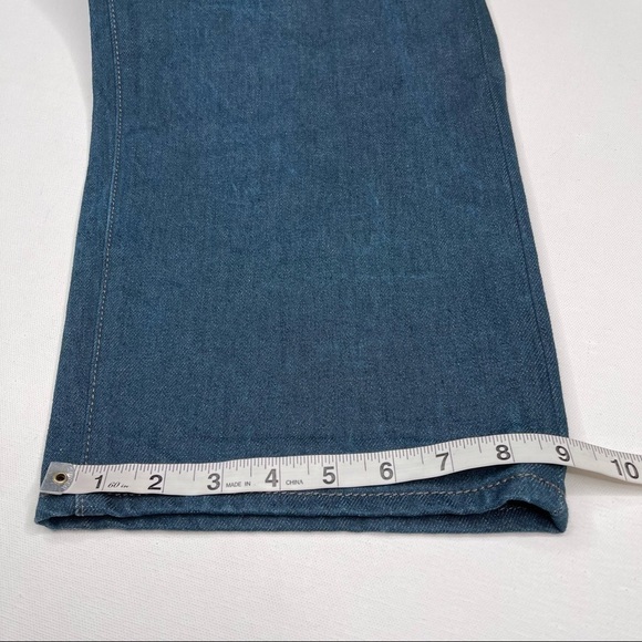 Levi’s Jeans Denim 501 Button Fly White Oak Cone Denim High Waist Straight Blue - Picture 8 of 14